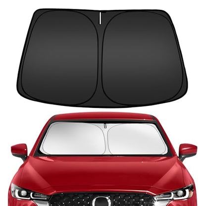 ARISMOTOR Windshield Sun Shade for Mazda CX5 2017-2025 2026, Custom Fit Foldable Front Window Sunshade Sun Visor Protector, Block UV Rays Keep Your Car Cooler - size: for Mazda CX5 2017-2025