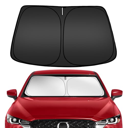 ARISMOTOR Windshield Sun Shade for Mazda CX5 2017-2025 2026, Custom Fit Foldable Front Window Sunshade Sun Visor Protector, Block UV Rays Keep Your Car Cooler - size: for Mazda CX5 2017-2025