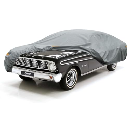 Kayme Heavy Duty Car Cover Custom Fit Ford Falcon Waterproof All Weather for Automobiles, Full Exterior Covers Sun Rain UV Protection.（Deliver About 3-10 Days） - size: Custom Fit Ford Falcon