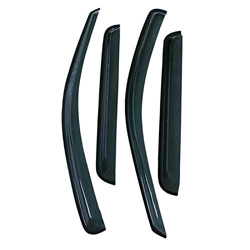 4pcs Sun Rain Wind Guard Window Visor Shade Wind Deflectors Compatible with 2005-2010 Grand Cherokee 94243 - size: for 2005-2010 Jeep Grand Cherokee