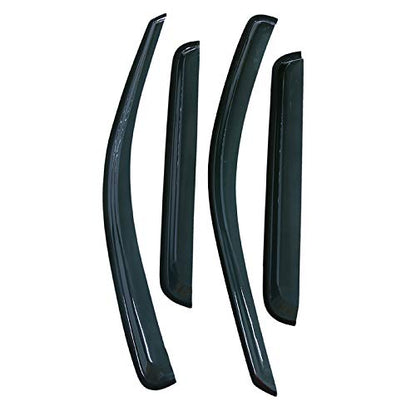 4pcs Sun Rain Wind Guard Window Visor Shade Wind Deflectors Compatible with 2005-2010 Grand Cherokee 94243 - size: for 2005-2010 Jeep Grand Cherokee