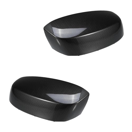 AtticZone Side Mirror Caps Covers Compatible with GMC Sierra Yukon, Chevrolet Silverado Suburban 1500 2500 3500 HD Avalanche Tahoe 2007-2013, Carbon Fiber Pattern - color: Carbon Fiber Pattern