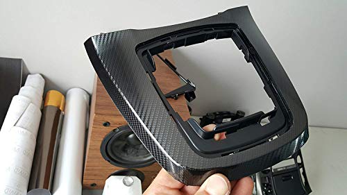 VVIVID Epoxy High Gloss Black Carbon Vinyl Automotive Wrap Film DIY Easy to Install No Mess (1.5ft x 5ft) - color: Black, size: 1.5ft x 5ft