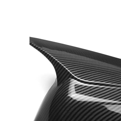 1 Pair Rear View Side Mirror Cover Door Mirror Caps Compatible with Nfiniti Q50 Sedan Q60 Q70 QX30 2014-2020 (Carbon Fiber Look)