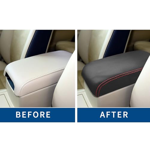 Compatible with Center Console Armrest Cover for Toyota Camry 2012 2013 2014 2015 2016 2017 Leather Arm Rest Storage Box Lids Cushion Protector Pad - size: Camry 2012-2017