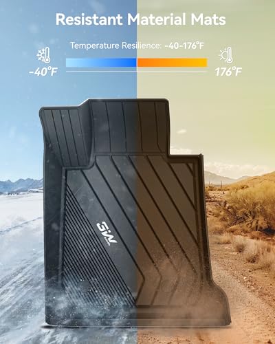 3W Floor Mats Fit for 2012-2018 BMW F30 3 Series 320i 328d 328i 330e 330i 335i 340i RWD & Sedan, TPE All Weather Custom Fit Floor Liner for 3 Series Full Set Car Mats (NOT for 335is & GT & X-Drive) - style: 5) 3 Series 2013-2018 | Floor Mats
