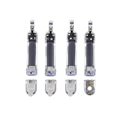 Chrome 1 Lot 4 Doors Exterior Handle Door Outer Handle Compatible with Nissan Versa 2007 2008 2009 2010 2011 2012 - color: Chrome