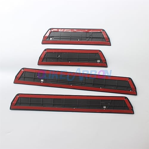 OLIKE Fashion Style Stainless Steel Door Sill Scuff Plate Guard Sills Protector Trim Compatible with Honda CR-V CRV 2023 2024