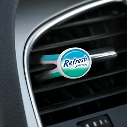 Refresh your car, Odor Elimination cool breeze Auto Vent Stick, New Car, 6 Per Pack (Pack of 2) - size: 6 Count (Pack of 2)