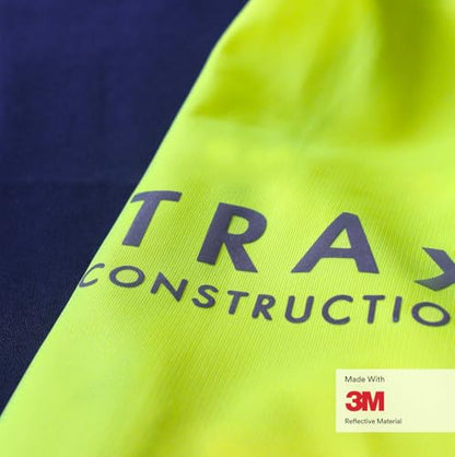 Salzmann High Visibility Safety Vest | Multi Pocket Reflective Vest | 5 Colors & 5 Sizes | Made with 3M Reflective Material - color: Black, size: X-Large