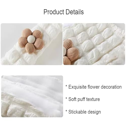 Car Seat Belt Cover Pad, 2 Pack Flower Car Accessorie Seatbelt Covers Cushion Neck Shoulder Strap Protector Universal Seat Belt Cover for Adults and Kids (Texture Flower) - color: Texture flower