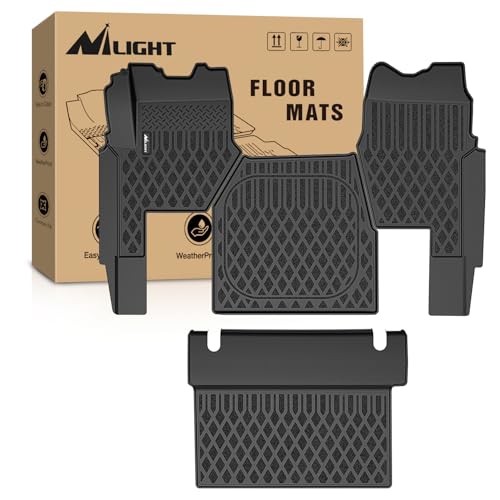 Nilight TPE Floor Mats for Mack Anthem 2018 2019 2020 2021 2022 2023 2024 2025 All Weather Custom Fit Heavy Duty Floor Liners - color: 2018-2025 Mack Anthem