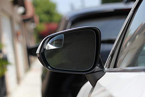 Superfan Blind Spot Mirrors for Cars by Safe View Company – Real Convex Glass for Clear Wide Angle Vision – Safer Lane Changes, Easy Stick-On, Weatherproof & Long Lasting Durability - size: Superfan