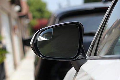 Superfan Blind Spot Mirrors for Cars by Safe View Company – Real Convex Glass for Clear Wide Angle Vision – Safer Lane Changes, Easy Stick-On, Weatherproof & Long Lasting Durability - size: Superfan