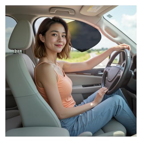 Car Window Shades(2Pack)-2026 New Upgrade Car Side Window Sunshade,Easy Install & Removable Car Window Shade for Baby,Universal Fit Design,UV Protection,Glare Shield