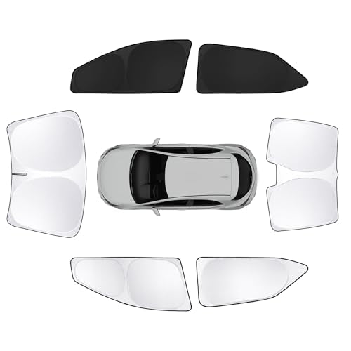 6pcs Car Window Shades for Toyota Corolla 2014-2019 Accessories,Windshield Side Rear Full Sunshade,Sun Visor UV Blocking, Privacy Protection and Blackout for Camping Outdoor - size: for Toyota Corolla2014-2019