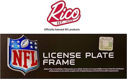 NFL Las Vegas Raiders Raider Nation Black Chrome License Plate Frame - 2-Screw Mount - color: Raiders