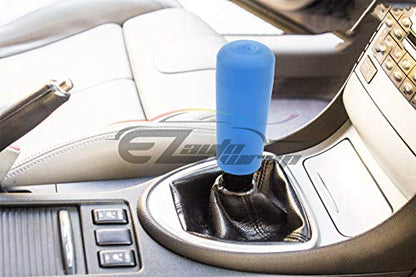 EZAUTO WRAP Blue Shift Knob Stick Frosted Matte Crystal Bubble Long Throw Gear Shifter 10cm - color: Matte Blue, size: 10cm