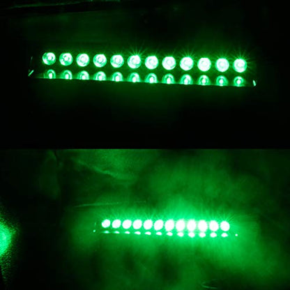 AUXMOTEC Green Led Strobe Flash Light Emergency Warning 12-Led Sucker Dashboard Interior Roof Windshield Dash Safe Caution Hazard Light with Suction Cups for Car Vehicle Boat SUV Firemen Fog DC 12V - color: Green