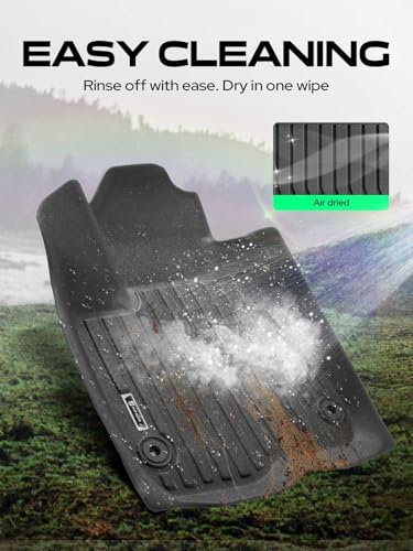 YHTAUTO Automotive Floor Mats Compatible with Honda CR-V CRV 2023-2026 (Include Hybrid), TPE All Weather Car Mats Waterproof Anti-Slip Odorless Floor Liner, 1st & 2nd Row, Set of 3 - size: 2023-2026