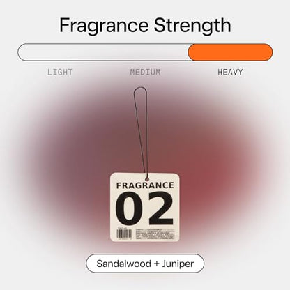 DedCool Air Freshener | Fragrance 02 | Hanging Odor Eliminator for Cars, Closets & Drawers | Juniper, Green Floral, Sheer Woods, Patchouli & Sandalwood | Vegan, Non-Toxic, Cruelty-Free - size: 1 Count (Pack of 1)