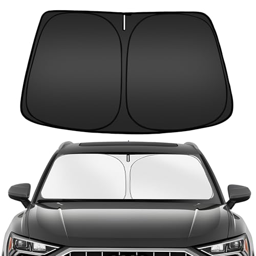 ARISMOTOR Windshield Sun Shade for Audi Q3 2019-2025 2026, Custom Fit Foldable Front Window Sunshade Sun Visor Protector, Block UV Rays Keep Your Car Cooler - size: for Audi Q3 2019-2026