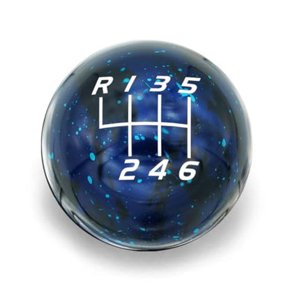 Billetworkz Cosmic Space Shift Knob Compatible with Manual 1999-24 VW MK4/MK5/MK6/MK7/MK8 Golf/GTI/Golf R/Jetta/GLI, Blue Cosmic - color: Cosmic Blue