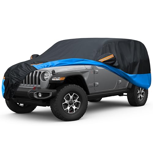 Car Cover Waterproof All Weather Outdoor Windproof Dustproof UV Protection Fit SUV - color: 3 SUV Car Cover, size: S3-Fit Suv Length 191-201 inch
