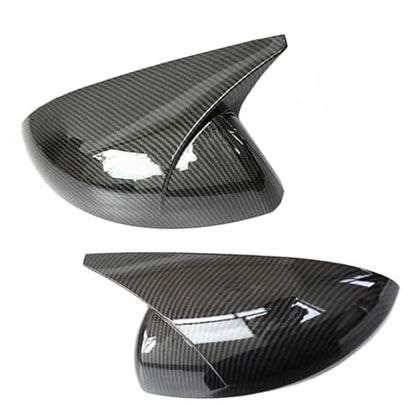 Rear View Side Mirror Cover Compatible with Nissan Altima Sentra 2019-2023, 2PCS Door Side Mirror Cover Cap (Carbon Fiber Look) - color: Carbon Fiber Look