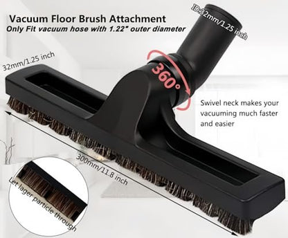 IN VACUUM 15 Pcs Universal Vacuum Attachments & Brushes for Shop Vac Accessories - 2 1/2" to 1 1/4" Hose Adapter for Shop Vac, 1 7/8" to 1" Vacuum Hose Adapter, 1 1/4" Shop Vacuum Cleaner Attachments