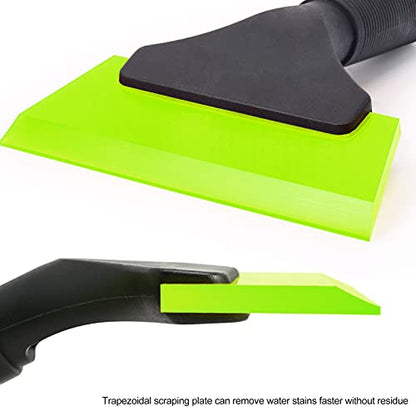 EHDIS Small Squeegee 5 inch Rubber Window Tint Windshield Scraper for Car,Glass, Mirror, Shower, Door,Bathroom Cleaning (Green) - color: Green