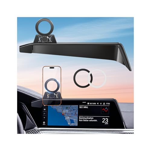 Car Phone Holder for BMW X5 2019-2023 & X6 2020-2023 & X7 2019-2022 (Only for 12.3-Inch Screen) 360° Rotation Magnetic Cell Phone Mount, Compatible with Magsafe, Does Not Affect Air Vent - style: Fit for 19-23 X5 & 20-23 X6 & 19-22 X7, 12.3-Inch