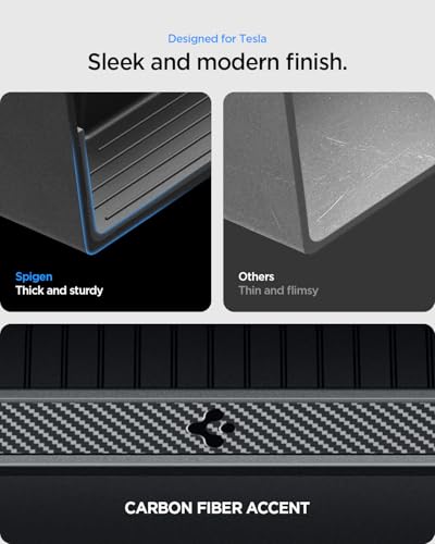 Spigen Center Console and Armrest Organizer for Tesla Model Y Juniper (Only Premium & Performance 2025/2026) and Model 3 Highland (Standard, Premium & Performance 2024/25/26) - size: Center Console + Armrest Organizer Bundle