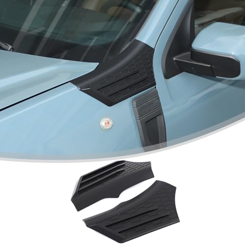 Car Hood Fender Decorative Cover Trim Compatible with Ford Maverick 2022-2025, Car Exterior Decoration Accessories (Matte Black) - color: Matte Black