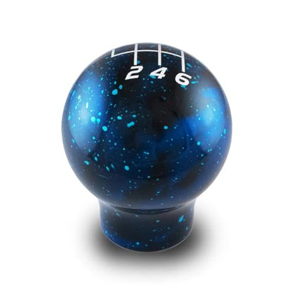 Billetworkz Cosmic Space Shift Knob Compatible with Manual 1999-24 VW MK4/MK5/MK6/MK7/MK8 Golf/GTI/Golf R/Jetta/GLI, Blue Cosmic - color: Cosmic Blue