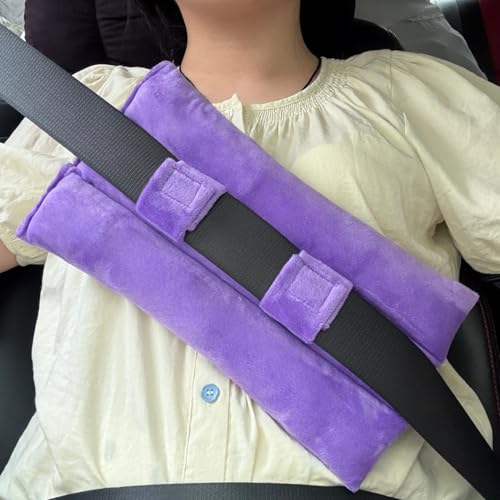 Seat Belt Pillow for Mastectomy Post-Surgery, Heart Surgery Recovery Support Cushion for Chest Chemo Port Pacemaker Bypass Hysterectomy Recovery Pillow(Purple) - color: Purple