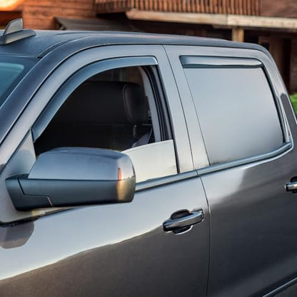 in-Channel Window Visors Rain Guards for Chevrolet Tahoe & GMC Yukon & Cadillac Escalade 2015-2020,Side Wind Deflectors Vent Guard Shade Sun Rain Snow Smoke 194531,Car Accessories 4-Pieces Set - size: 2015-2020 Tahoe/Yukon/Cadillac Escalade