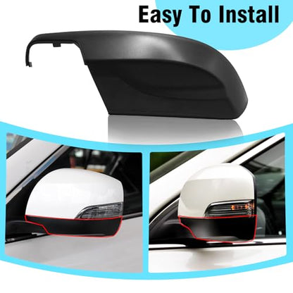 1PC Compatible with Subaru Mirror Bottom Cover Forester 2014-2018/Crosstrek Legacy Outback 2013-2014/Impreza 2012-2014, Clip-on Replace for 91054AJ230 Driver Side Subaru Mirror Lower Cover-Left - style: Left Driver Side