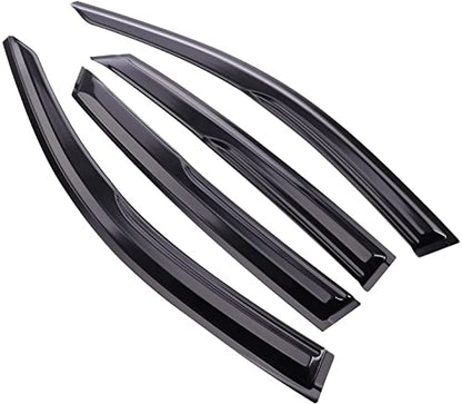Tape-On Window Visors Deflectors Rain Guards 4 Piece Set ‎Compatible with 2006-2011 Honda Civic 94944 - size: 2006-2011 Honda Civic
