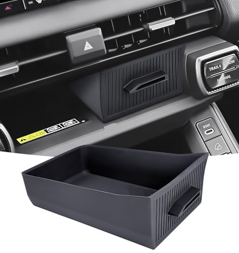 Center Console Organizer Tray Storage Box for Toyota RAV4 2026, Interior Accessories Removable Insert Drawer Tray for 2026 RAV 4, Black - style: 12) Fits for RAV4 2026, Console Drawer