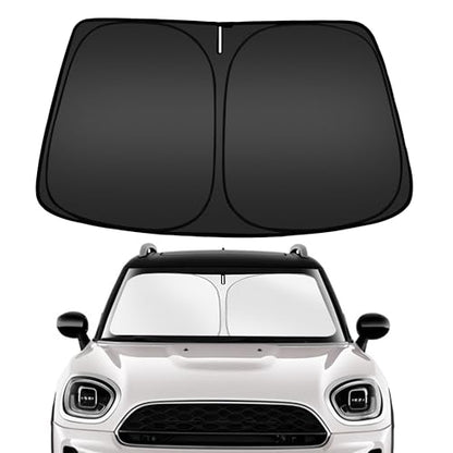 ARISMOTOR Windshield Sun Shade for Mini Countryman Cooper F60 2017-2024 2025 2026, Custom Fit Foldable Front Window Sunshade Sun Visor Protector, Block UV Rays Keep Your Car Cooler - size: for Mini Countryman Cooper F60 2017-2026