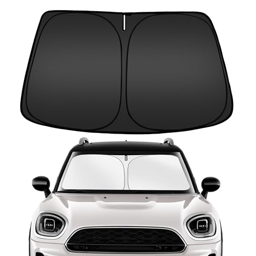 ARISMOTOR Windshield Sun Shade for Mini Countryman Cooper F60 2017-2024 2025 2026, Custom Fit Foldable Front Window Sunshade Sun Visor Protector, Block UV Rays Keep Your Car Cooler - size: for Mini Countryman Cooper F60 2017-2026