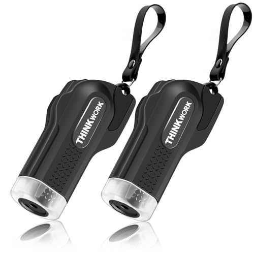 THINKWORK Window Breaker & Seatbelt Cutter - Car Safety Hammer with Tungsten Steel Tip (One-Second Break), Emergency Escape Tool for Vehicle Accidents/Home Fires/Office Lockdowns/School Emergencies - color: New New 2-black