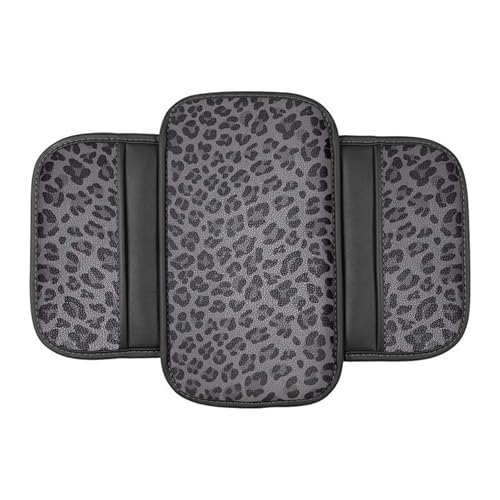 Auto Center Console Pad PU Leather Car Armrest Seat Box Cover Protector Universal Fit (Dark Gray) - color: Dark Gray