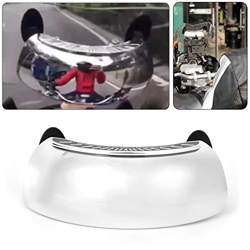 Motorcycle Blind Spot Rear Mirror Motorcycle Wide Angle Rear View Mirror 180° 180 Degree Motorcycle Safety Mirror For Motorcycle Windshield