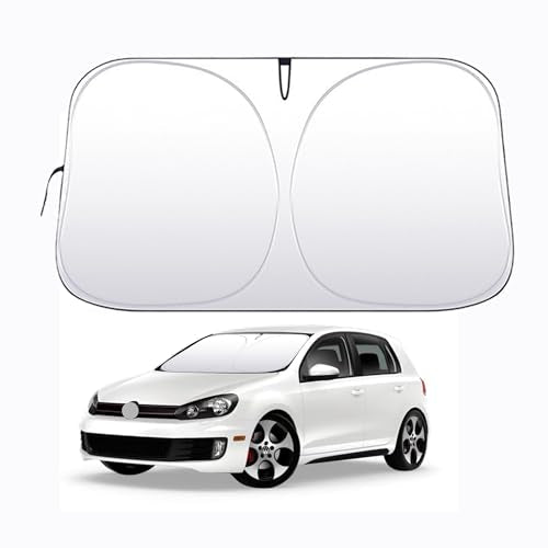 Sunshade Car Front Windshield Titanium Silver Sun Shade Cars Sunshade Foldable Sun Shield Cover Block UV Rays, Car Interior Accessories Reflector Shield Suitable for Most Cars SUVs Large 57 x 31.5 in - color: Titanium Silver, size: L