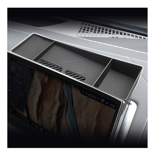 SXCY for 2025 2026 BMW X3 Dashboard Organizer Tray [14.9 Navi+12.3 Dash Whole Screen Only] for 2025 2026 BMW X3 Accessories Screen Back Console Tray 2025 2026 X3 Behind Dash Console Organizer - color: 25 26 X3 Dash Tray
