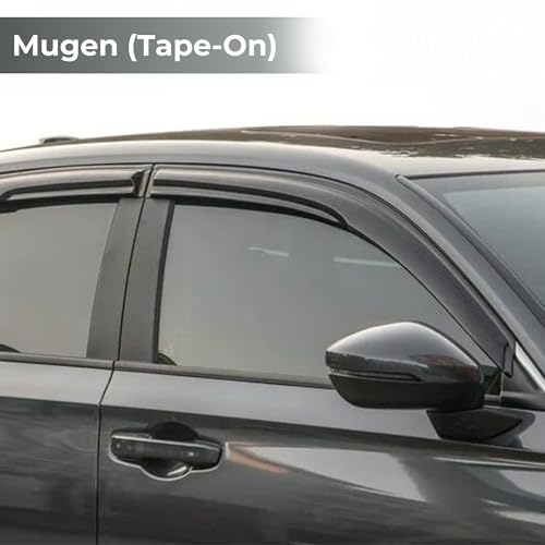 IG Window Visors Fit for 2005-2021 Nissan Frontier Crew Cab, Out-Channel Rain Guards Vent Wind Deflectors 4PC, Truck Accessories for 2009-2013 Suzuki Equator Crew Cab (Full-Size Cabs) - size: 2005-2021 Frontier Crew Cab