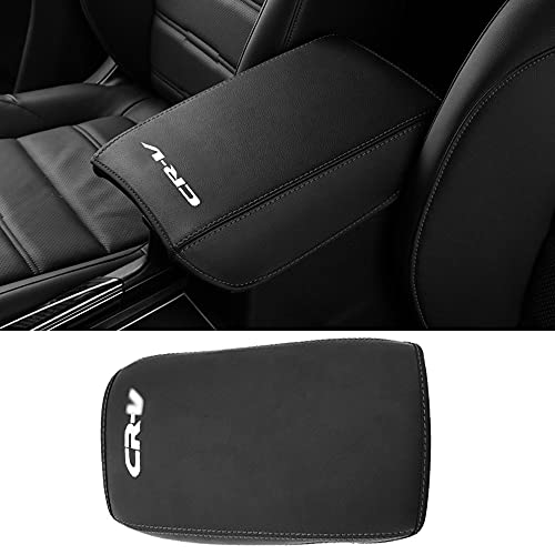 LEXLEY Armrest Box Cover Center Console Pad Waterproof Anti-Scratch Leather Protector Covers For CRV CR-V 2017 2018 2019 2020 2021 2022-Black Stitches - color: Black Stitches