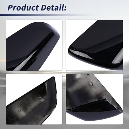 Exterior Side Mirror Cover Passenger Side 23406416 84225387 Compatible with Chevrolet Equinox GMC Terrain 2018-2023 Rearview Mirror Cap Right Side - size: Right Side